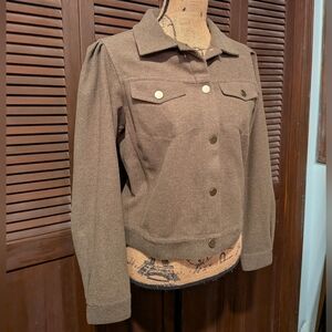 For The Republic Utility Jacket in Olive Green